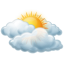 Sunday: Mostly cloudy