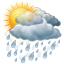 Saturday: Showers