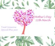 Mothers Day Menu available Sunday 11th March