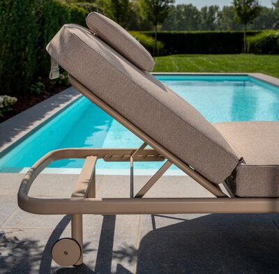 4 Seasons Milano Sunbed Taupe - image 2