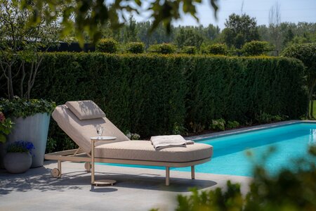 4 Seasons Milano Sunbed Taupe - image 1