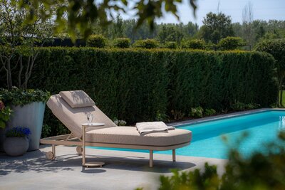 4 Seasons Milano Sunbed Taupe - image 1