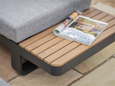 Bramblecrest Brooklyn Square Sofa with Square Tree-Free Piston Table & 2 Benches - Anthracite - image 2