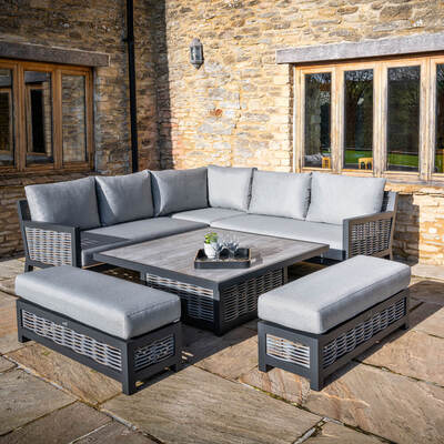 Bramblecrest Portofino Square Sofa Set with Adjustable Table - image 2