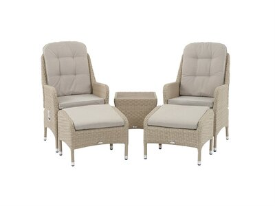 Bramblecrest Tetbury Recliner Set with Footstools and Side table in Nutmeg - image 2