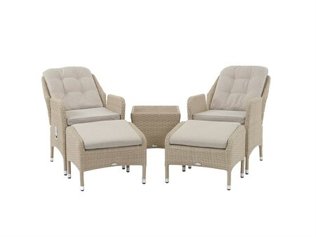 Bramblecrest Tetbury Recliner Set with Footstools and Side table in Nutmeg - image 3