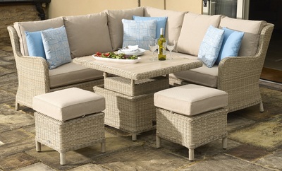 Chedworth Reclining mini adjustable casual dining set- Sandstone - image 1