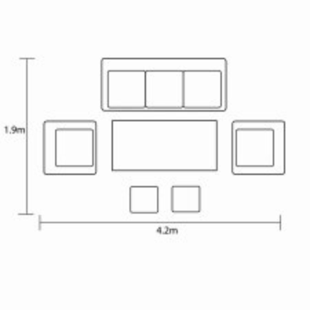 Eden Lounge set Large - image 4