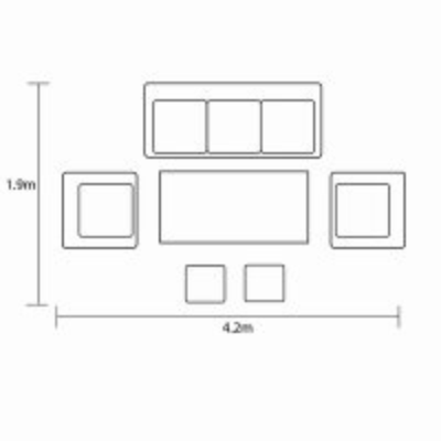 Eden Lounge set Large - image 4