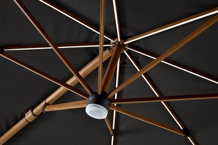 Hartman Seychelles 3.5m Round Cantilever with Bluetooth Speaker - image 2