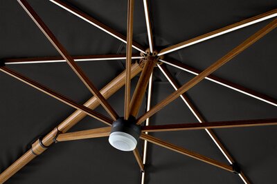 Hartman Seychelles 3.5m Round Cantilever with Bluetooth Speaker - image 2