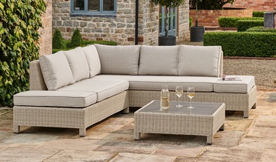 Kettler Palma Low Lounge Set- whitewash