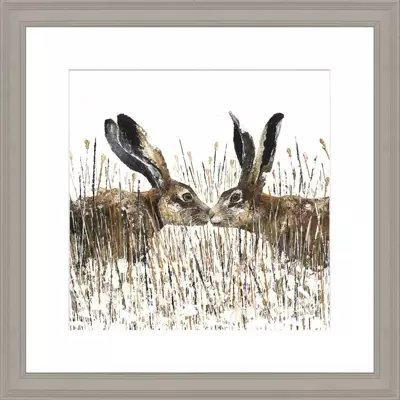 Kissing Hares