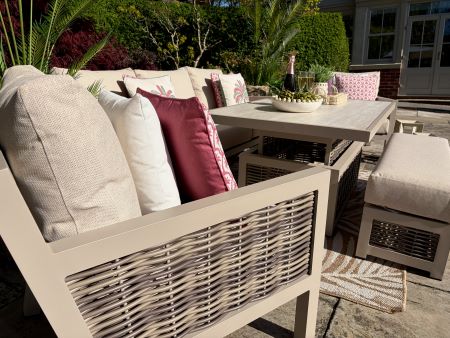 Loom Ecru Large Lounge Set with Height Adjustable Table - image 4