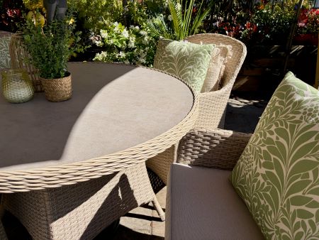 Loom Raya 4 Seat Dining Set Earth - image 3