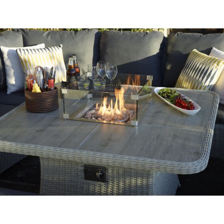 Monterey Modular set with firepit table- Dove Grey - image 2