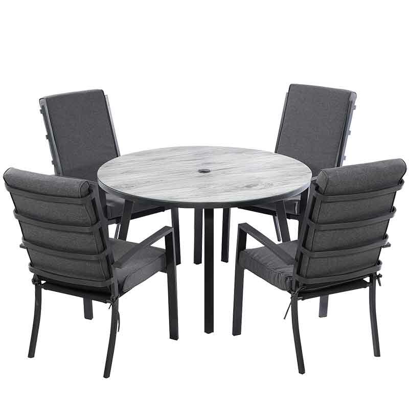 Vienna 4 seat round set Birkacre Garden Centre