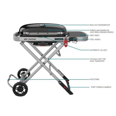 Weber Traveler Portable Gas Barbecue - image 2